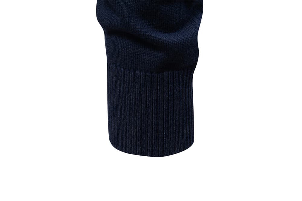 Men's Half-Zip Collar Cotton Sweater