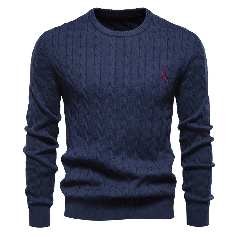 Giraffe Cable Knit Sweater