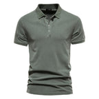 Retro-style Pigment Wash Polo