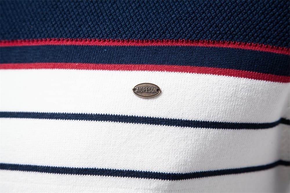 Classic Striped Crew Neck Knit Sweater