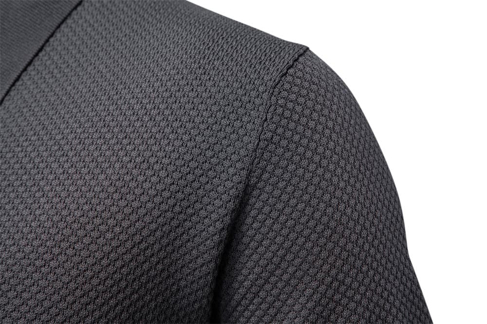 Men’s Minimalist Knit Polo Shirt