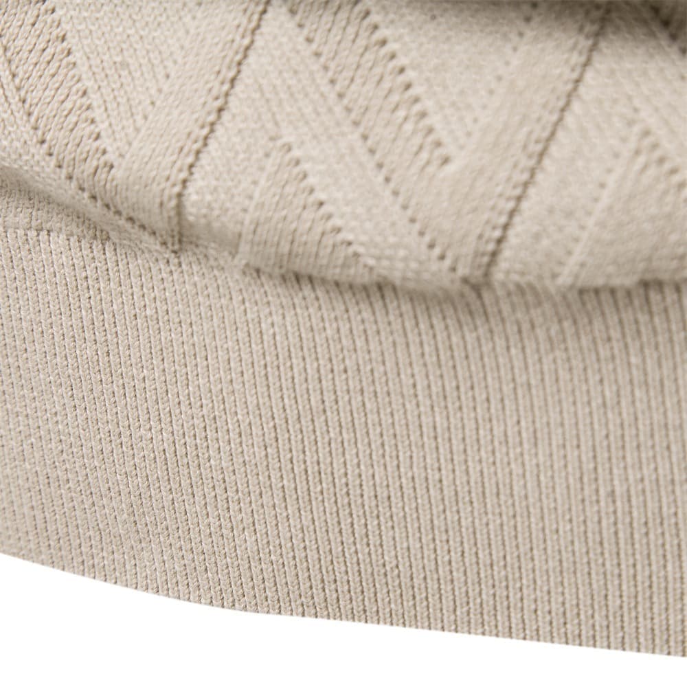 Diamond Knit Crew Sweater