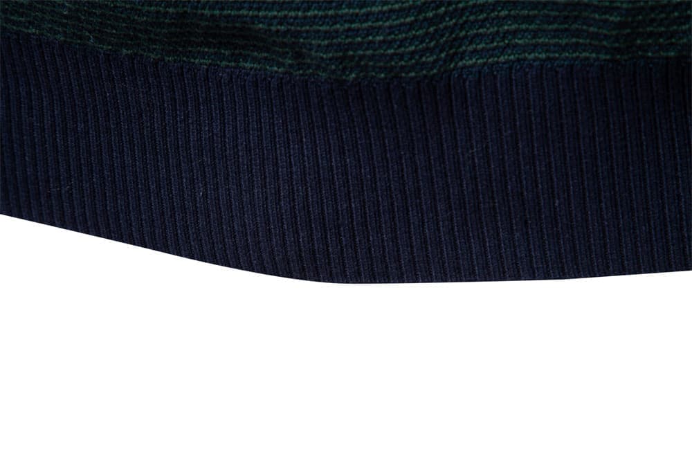 Men's Half-Zip Collar Cotton Sweater