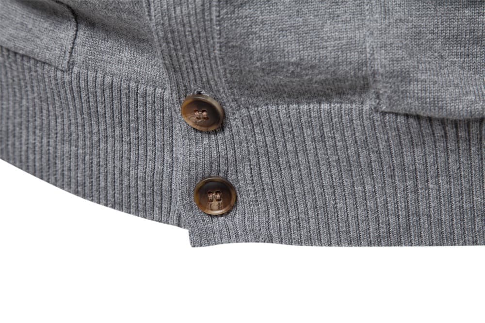 Classic Button-Up Knit Cardigan