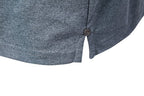 Men’s Refined Zip Collar Polo Shirt