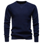 Men’s Waffle Knit Crewneck Sweater