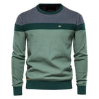 Colorblock Long Sleeve Pullover Sweater