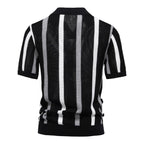 Striped Resort Polo Knit Shirt