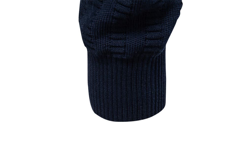 Men’s Textured Half-Zip Knit Sweater