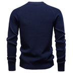Men’s Waffle Knit Crewneck Sweater