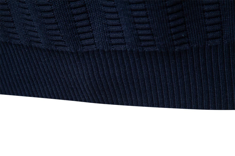 Men’s Textured Half-Zip Knit Sweater