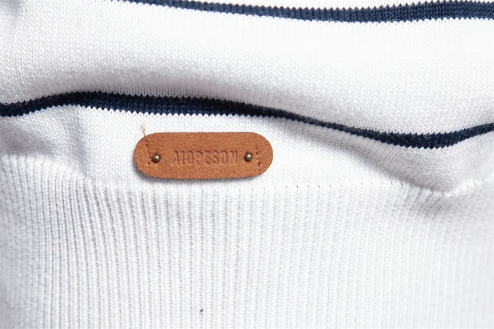Classic Striped Crew Neck Knit Sweater