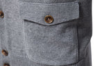 Classic Button-Up Knit Cardigan