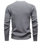 Men’s Waffle Knit Crewneck Sweater