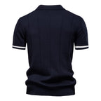 Striped Everyday Polo Knit Shirt