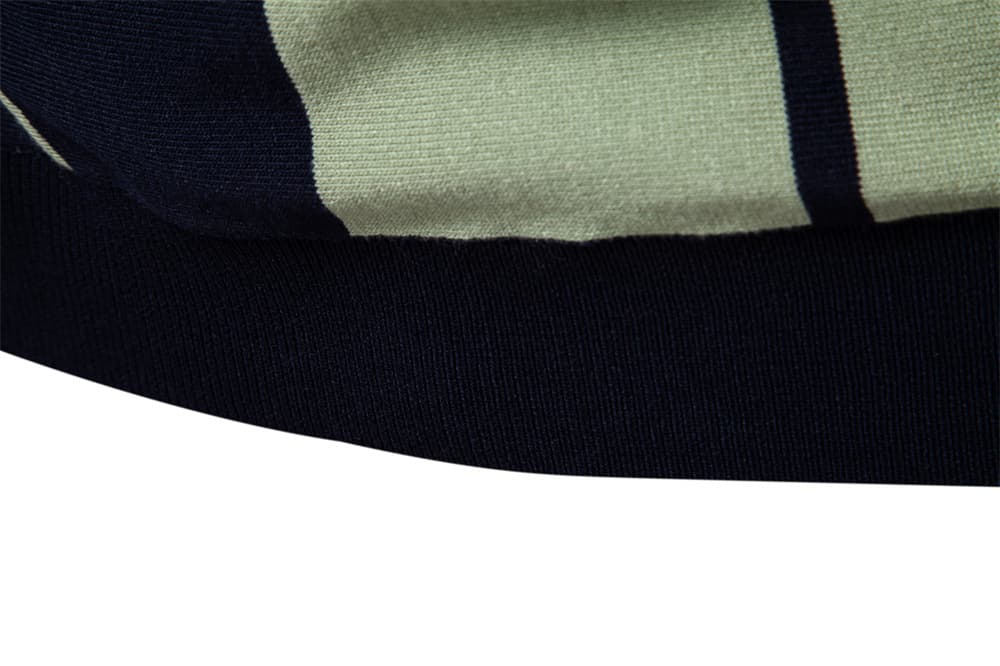 Men’s Colorblock Striped Knit Polo