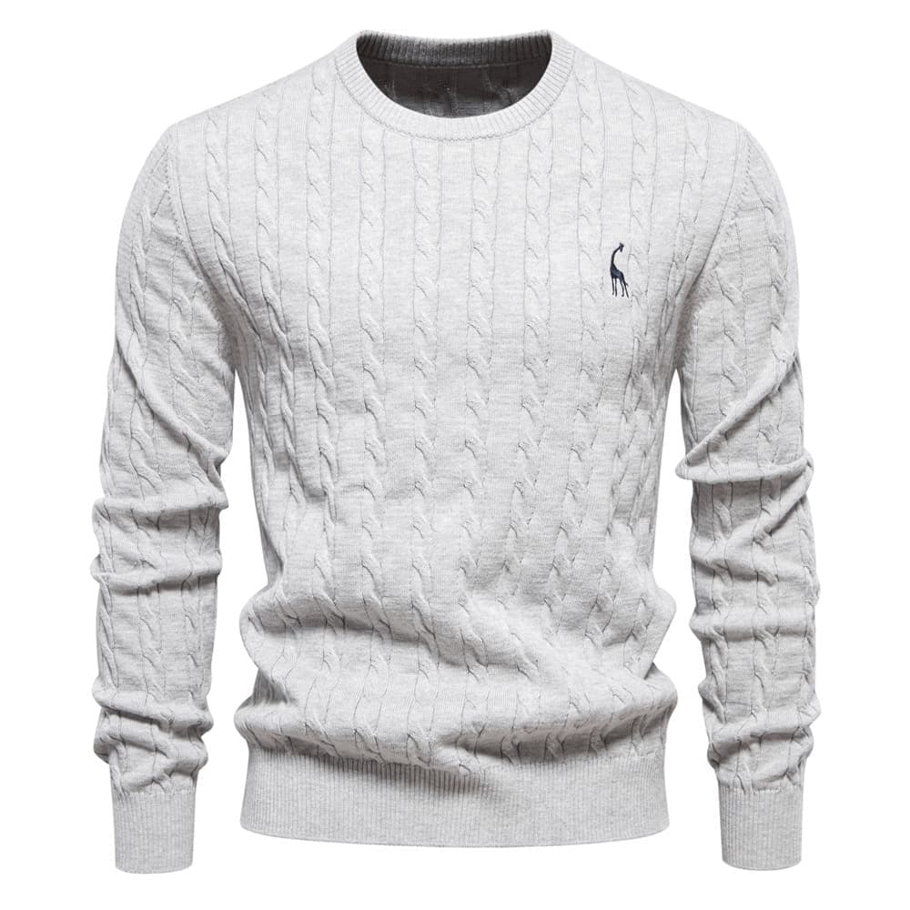 Giraffe Cable Knit Sweater