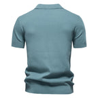 Men’s Minimalist Knit Polo Shirt
