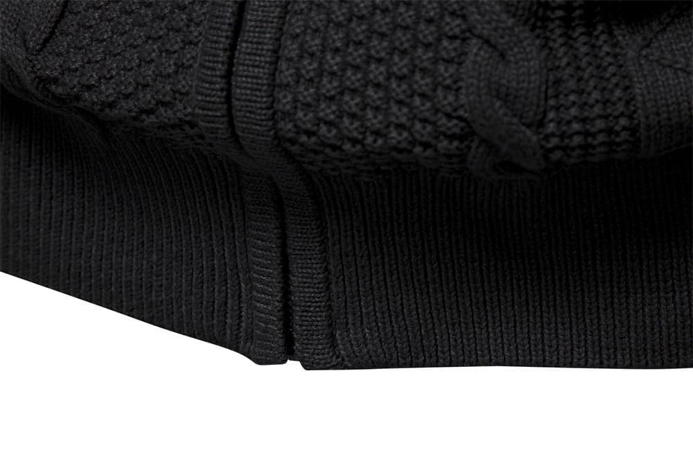 Men’s Classic Cable Knit Full-Zip Cardigan Sweater