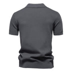 Men’s Minimalist Knit Polo Shirt