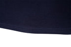 Long Sleeve Polo Shirt with Stripe Collar