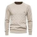 Diamond Knit Crew Sweater