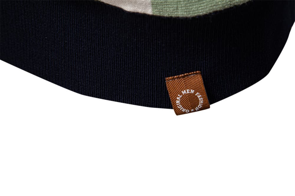 Men’s Colorblock Striped Knit Polo