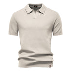 Men’s Minimalist Knit Polo Shirt