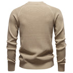 Men’s Waffle Knit Crewneck Sweater