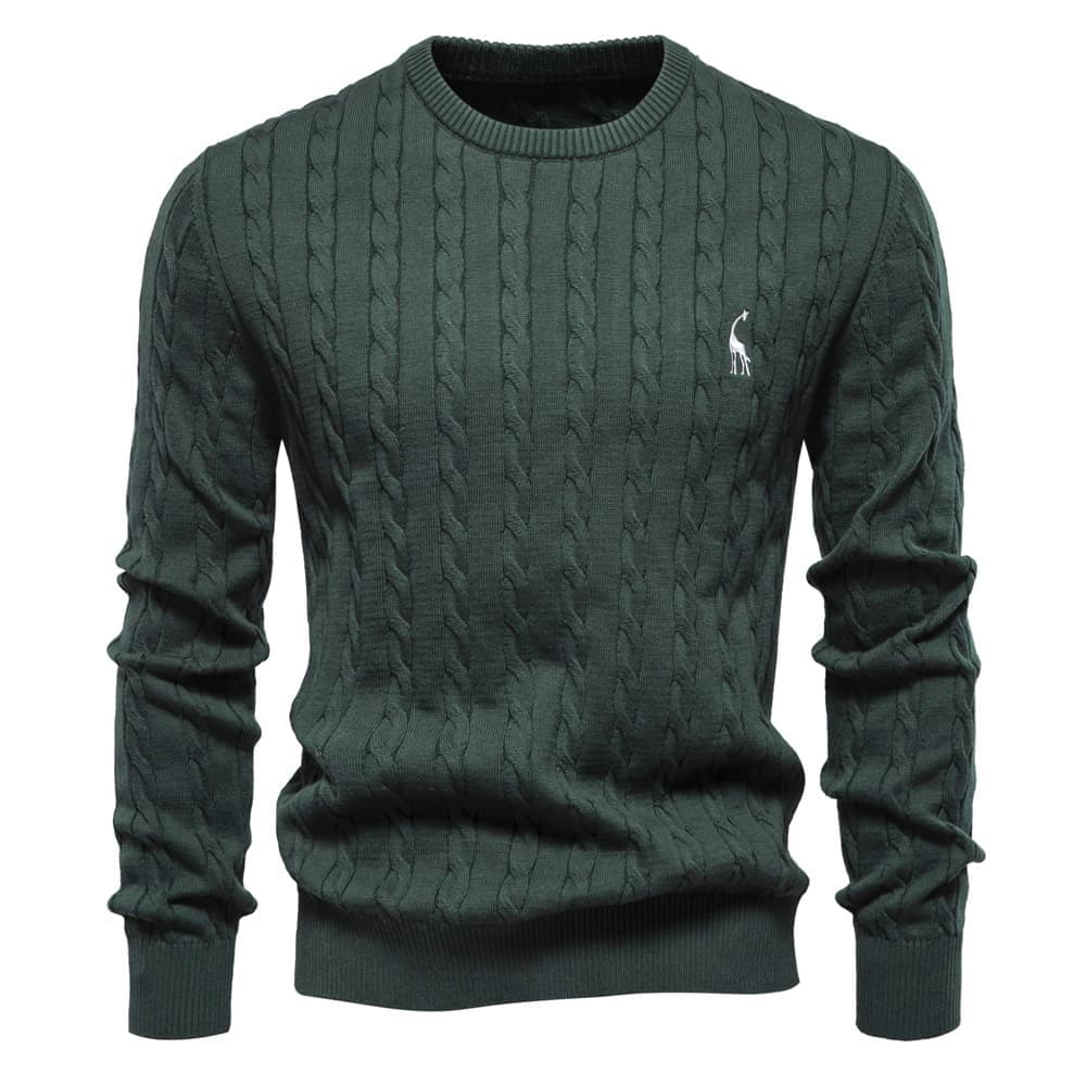 Giraffe Cable Knit Sweater