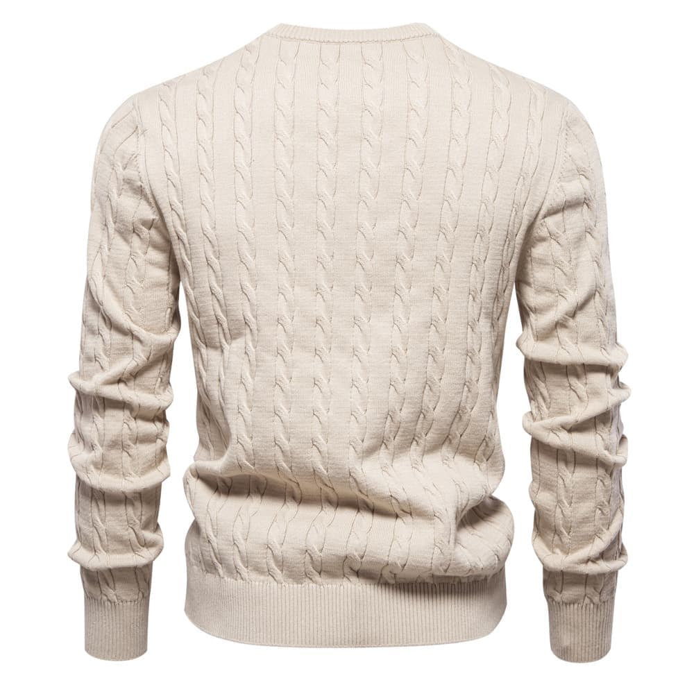 Giraffe Cable Knit Sweater