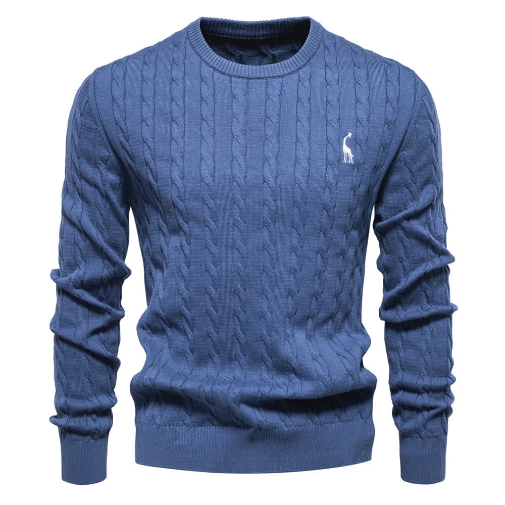 Giraffe Cable Knit Sweater