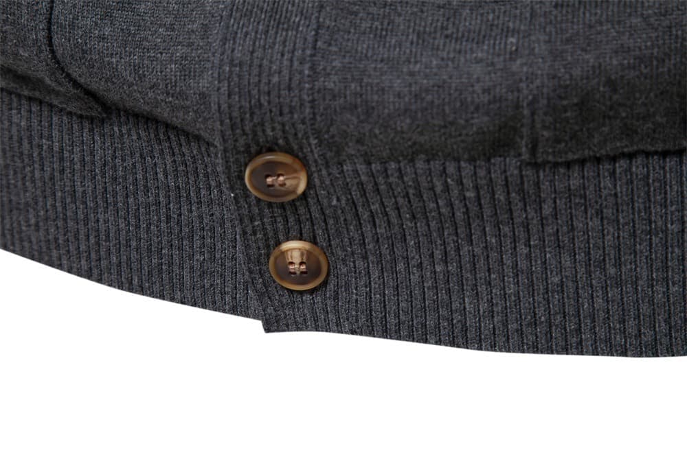 Classic Button-Up Knit Cardigan