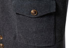 Classic Button-Up Knit Cardigan