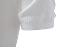 Men’s Classic Ribbed Knit Polo Shirt