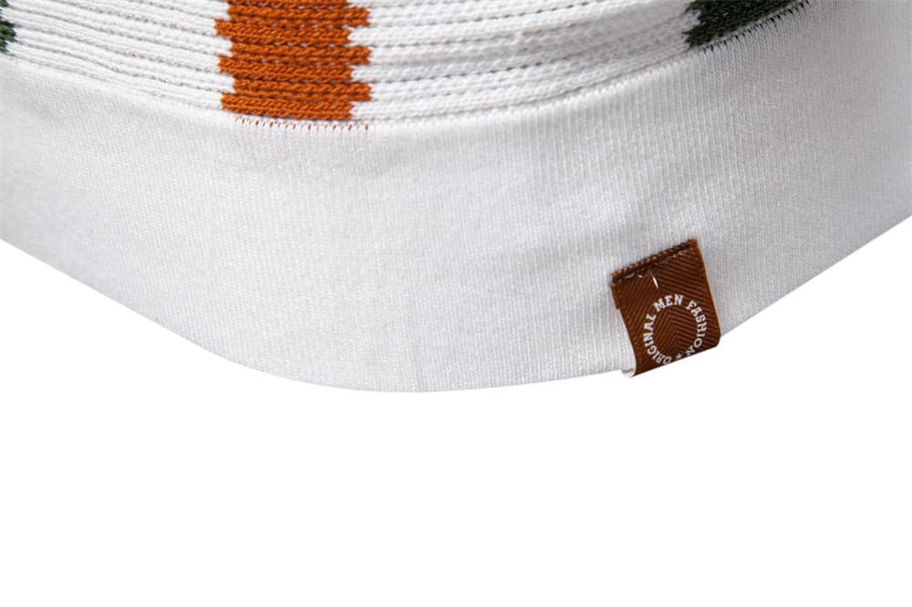 Striped Resort Polo Knit Shirt