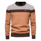 Colorblock Long Sleeve Pullover Sweater