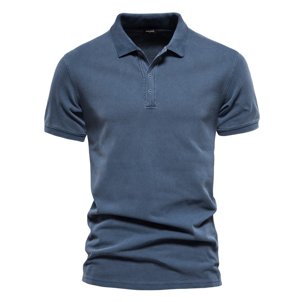 Retro-style Pigment Wash Polo