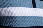 Men’s Textured Striped Zip Polo Shirt