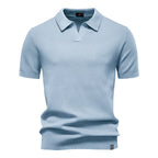 Men’s Minimalist Knit Polo Shirt