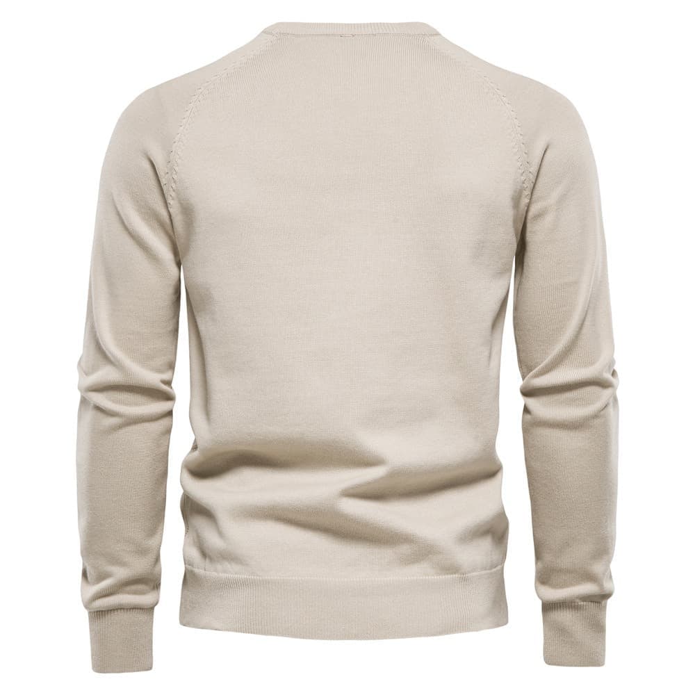 Diamond Knit Crew Sweater