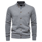 Classic Button-Up Knit Cardigan