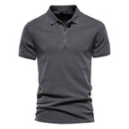 Retro-style Pigment Wash Polo