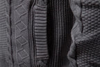 Men’s Classic Cable Knit Full-Zip Cardigan Sweater