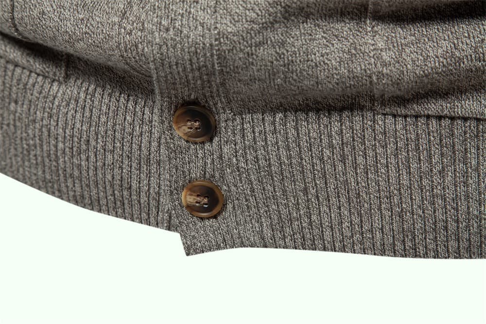 Classic Button-Up Knit Cardigan