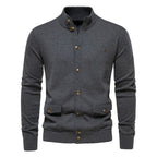 Classic Button-Up Knit Cardigan