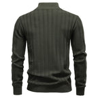Men’s Textured Half-Zip Knit Sweater