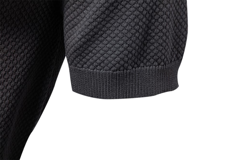 Men’s Minimalist Knit Polo Shirt