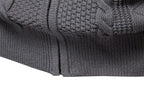 Men’s Classic Cable Knit Full-Zip Cardigan Sweater