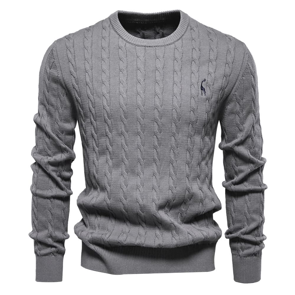 Giraffe Cable Knit Sweater